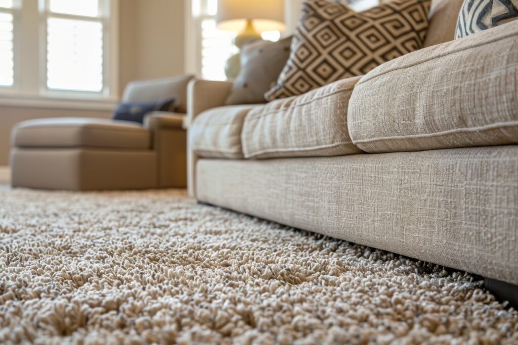 clean wool rug after professional cleaning